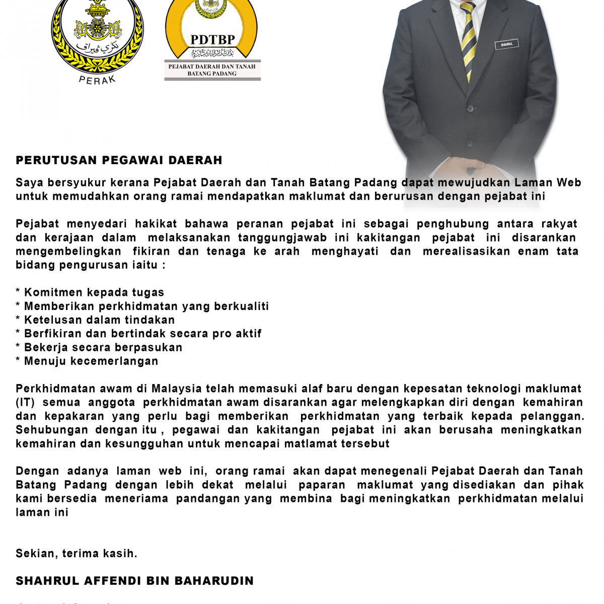 Perutusan Pegawai Daerah